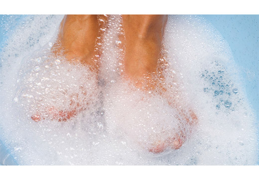 пенная ванночка для ног