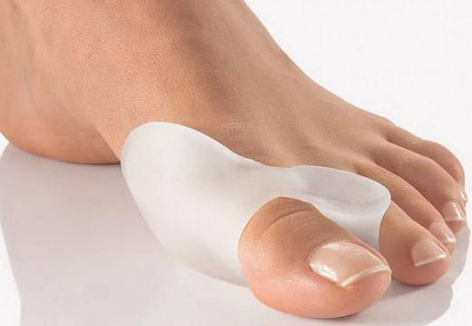 Силиконовая накладка на палец ноги