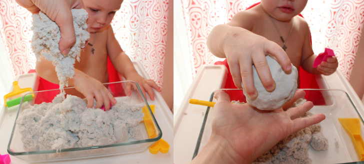 Как можно сделать кинетический песок для лепки своими руками: состав и рецепты приготовления в домашних условиях