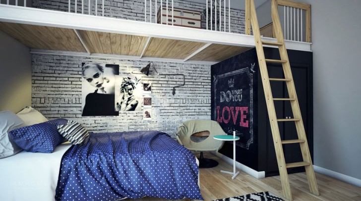 room-designs-for-teens-cool-beds-kids-bunk-with-slide-desk-girls-loft-headboards-black-wood-hipster-decor-diy-vintage-artsy-ideas-retro-bedroom-tumblr-rooms-storage-inspired-850x474