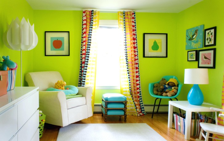 Какой цвет выбрать для стен в детской: сочетание оттенков в интерьере комнаты для девочки или мальчика, фото примеров