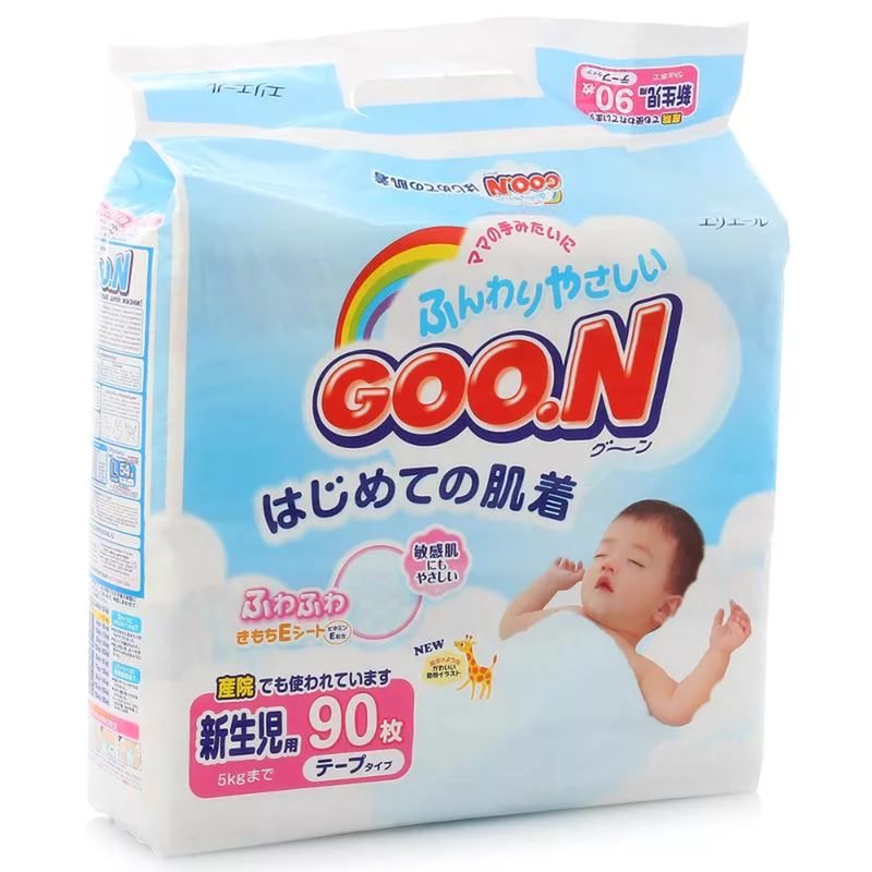Рейтинг лучших японских подгузников для новорожденных детей: Merries, Moony и Goon