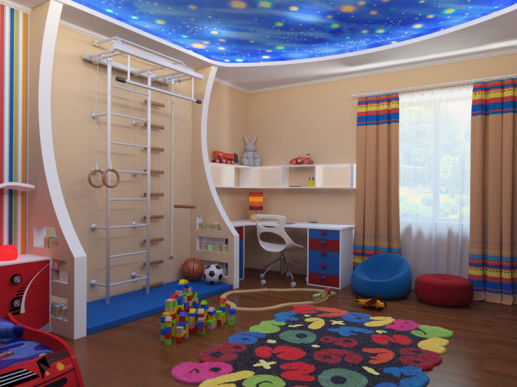 Дизайн детской комнаты для мальчиков разного возраста: идеи оформления интерьера с фото