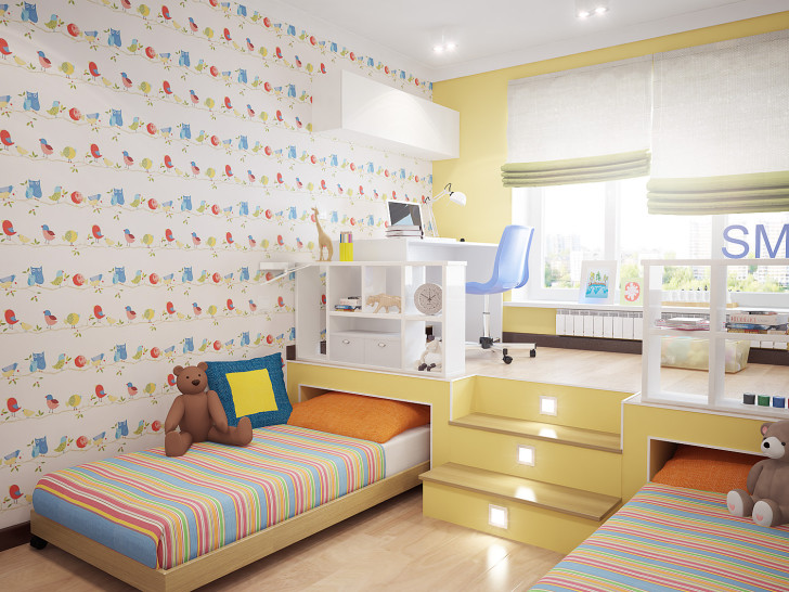 Дизайн интерьера детской комнаты для девочек разного возраста с фото: варианты планировки и оформления