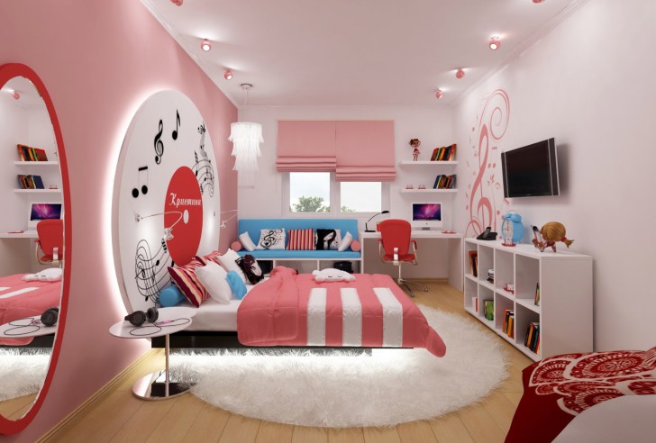 Дизайн интерьера комнаты для девочки 10-12 лет в современном стиле: фото и варианты планировки